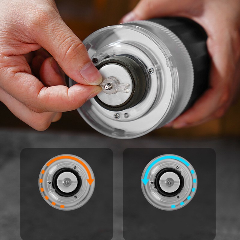 Electric Coffee Grinder One Touch Automatic Cordless Portable Quiet Coffee