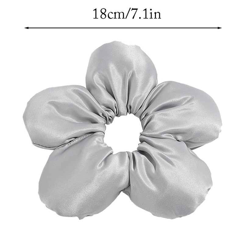 Blessmrich Silk Hair Rings Women's Ponytail Holder Silk Headband Oversized