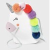 Cat & Jack Girl’s Purse Pom Pom White Unicorn Crossbody