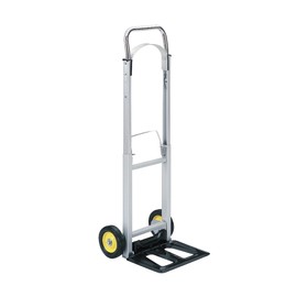 Safco Products Hide-Away Collapsible Utility Hand Truck, Silver/Black
