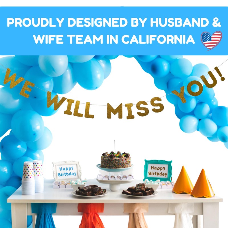 We Will Miss You Banner