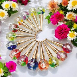 Vanfa Scented Cuticle Oil Infused With Real Flower 0.42 Fl oz (Scent: Jamine, Pack of 3)