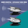 LEORAY 8Pcs Deer Whistle for Car, Auto Deer Whistle, Car