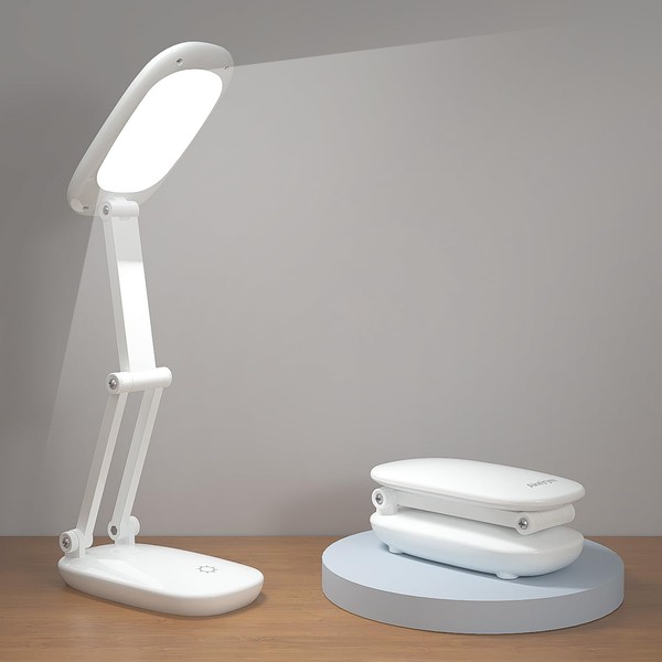 Akejrym LED Desk Lamp for Office Home & Battery Operated