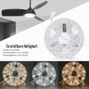 Asixxsix 5.3" LED Ceiling Light Retrofit Kit Replacement Panel Ceiling
