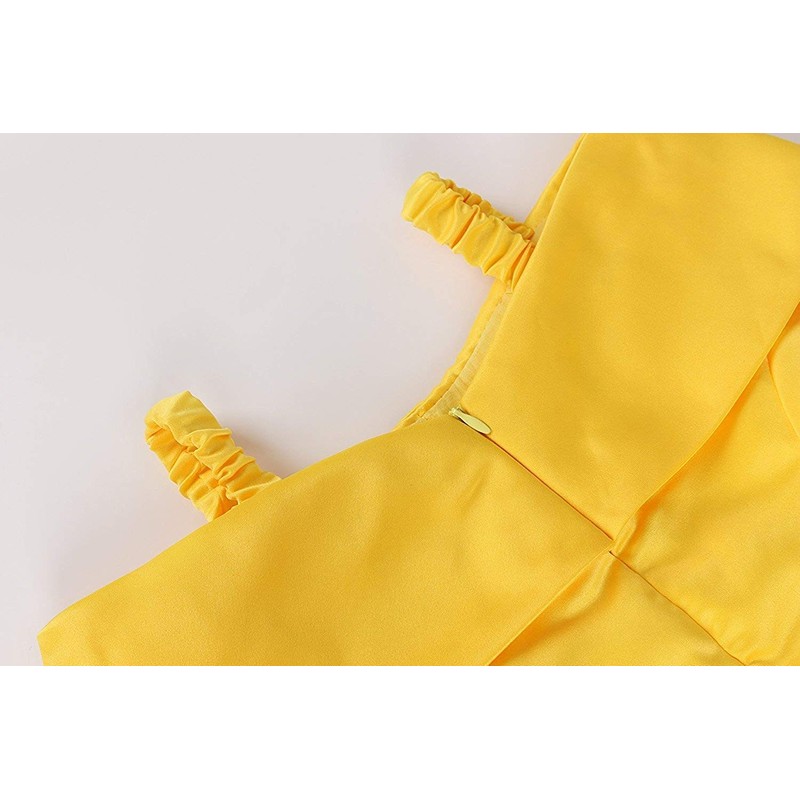 JerrisApparel Princess Dress Off Shoulder Layered Costume for Little Girl