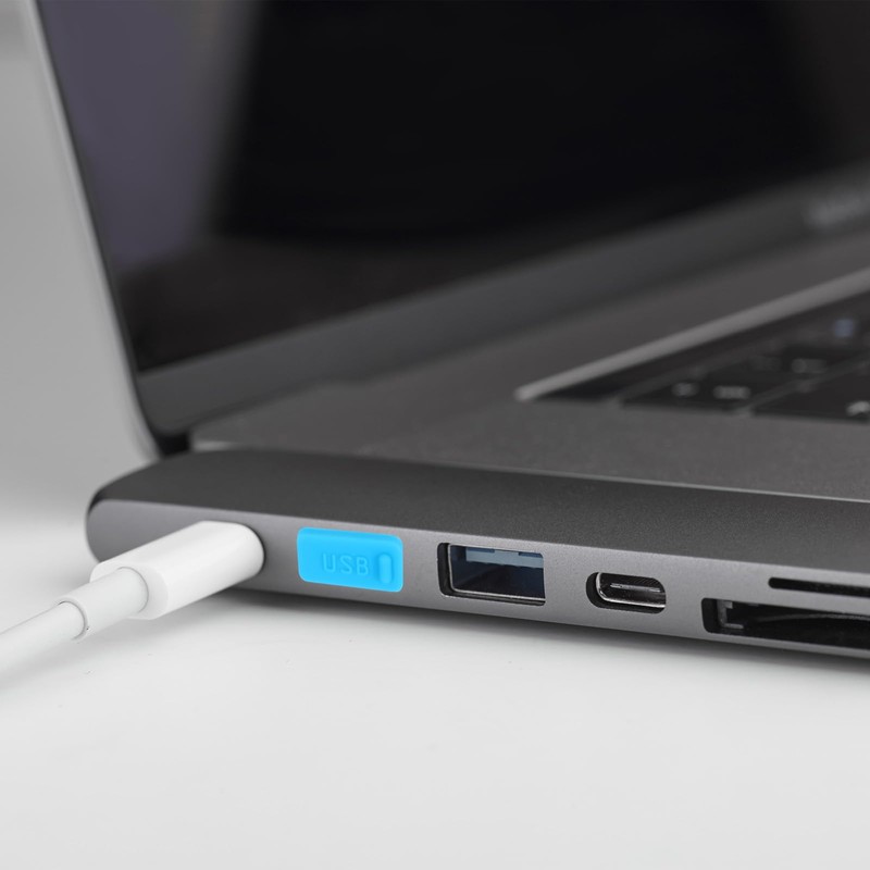 sourcing map 65pcs Laptop Port Duct Cover 13 Types Plugs