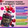 Biotin Gummies with Collagen - Hair Growth Support Skin, &