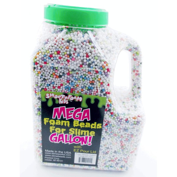 Foam Beads for Slime - Approx. 300,000 Pieces (2-3mm) -