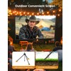 Projector Screen with Stand - 100" Indoor/Outdoor 16:9, 4K HD