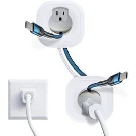 HAPYTHDA in Wall Cable Management Kit, Recessed Outlet for Low Voltage Cables, TV Cable Hider Wall Kit, Cord Hider for Wall Mounted TV, Wall Cable Management for TV Wires, Includes Drill Attachment