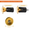 JUHONNZ Handlebar, 3 Pairs Aluminium Handlebar End Plugs, Universal Grips