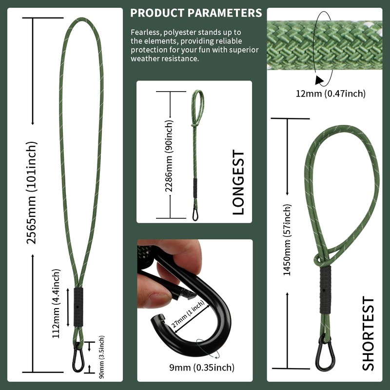 Heavy Duty Tree Swing Ropes, Hammock Tree Straps Hanging Kit,