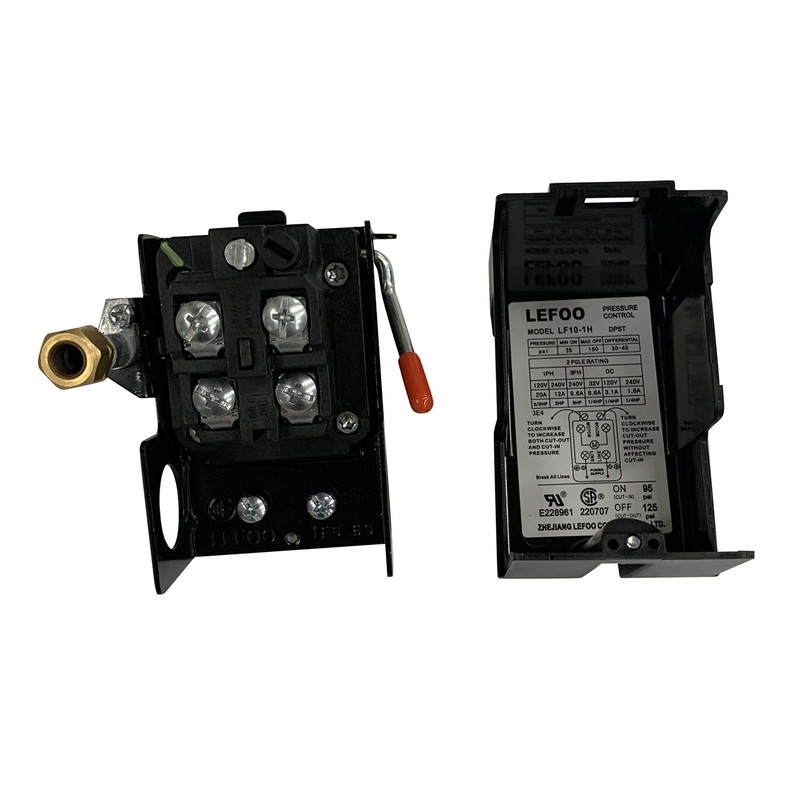 Air compressor pressure switch control switch for black max jenny