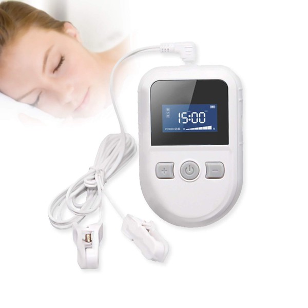 Sleep Aid Machine CES Therapy Device, Low-Frequency Portable Insomnia Device, Home Use Acupuncture Device Artifact for a Better Sleep