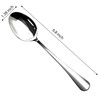 12 Pieces Heavy Duty Teaspoons Set,6.8" Tea Spoons Silverware,Food Grade