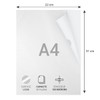 A4 Smooth Transparent Corner Pockets 120 microns Pack of 50