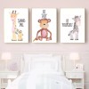 DaraBaby Set De 6 Cuadros Decorativos Para Habitación Infantil