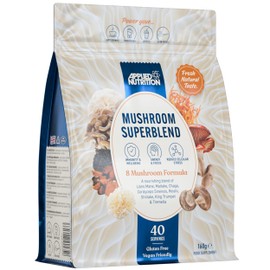 Applied Nutrition Applied Nutrition Mushroom Superblend - Lions Mane, Reishi, Chaga, Shiitake, Maitake, Tremella, Cordyceps Sinensis, King Trumpet | Vegan & Gluten Free (160g C 40 Servings)