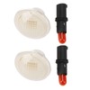 1 Pair Side Marker Turn Signal XGB500020 Clear Side Marker