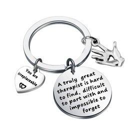 AKTAP Massage Therapy Gift Keychain Massage Therapist Appreciation Gifts With Healing Hand Charm Therapy School Student Gift