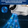 Water Filter Tap with LED Display, Includes 2 Filters, Water