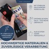 VON HEESEN Slim Wallet with RFID Protection, for Men and