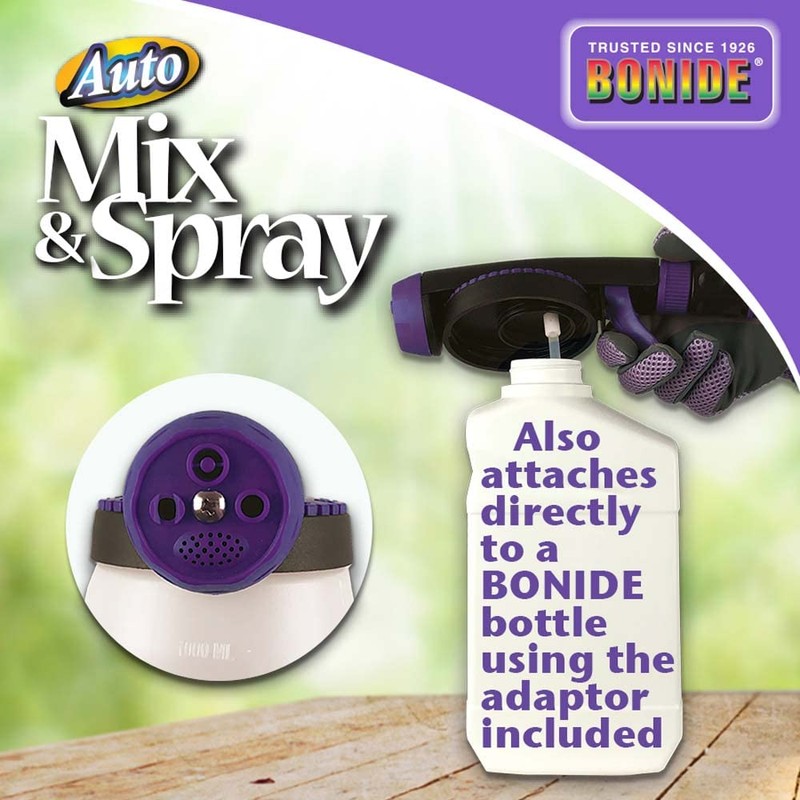 Bonide Auto Mix & Spray Hose End Sprayer for Weed