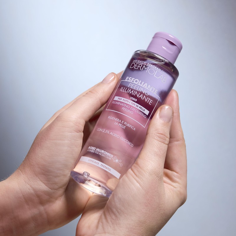 Dermolab Gesichtspeeling mit Glykolsäure, für alle Hauttypen, regeneriert und reinigt