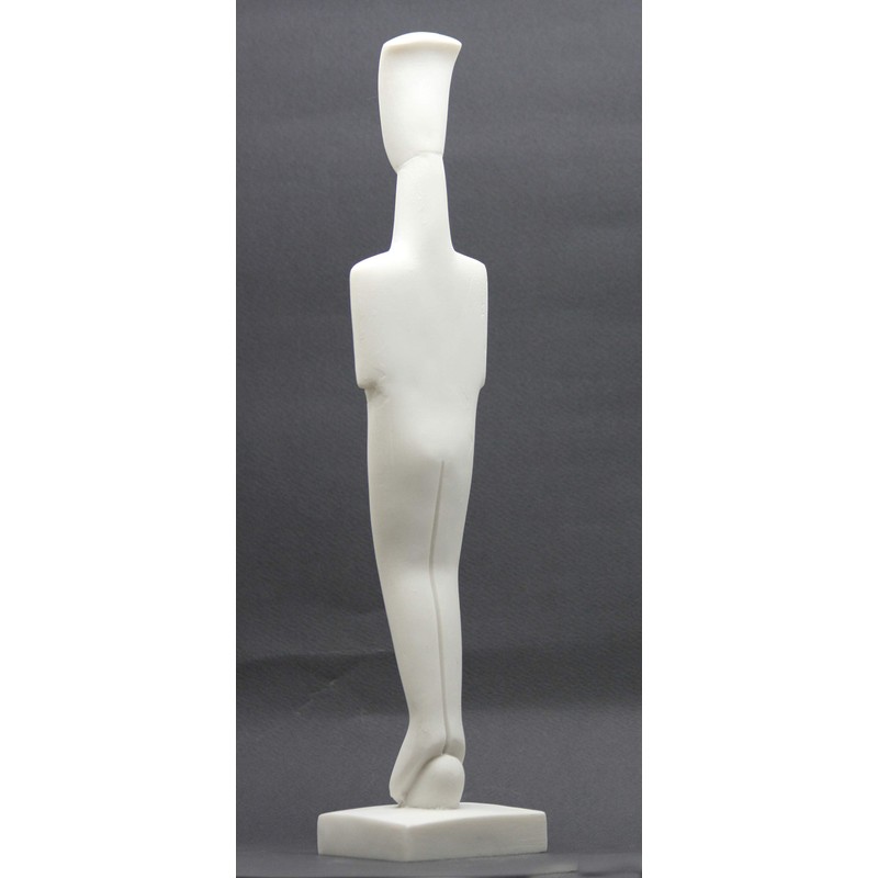 Cycladic Figurine Idol Greek Art Statue Sculpture Museum Copy Cast