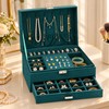 3-Tier Jewelry Organizer Box for Necklaces, Rings & Earrings –