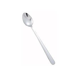 Winco 12-Piece Windsor Iced Teaspoon Set, 18-0 Stainless Steel, Silver