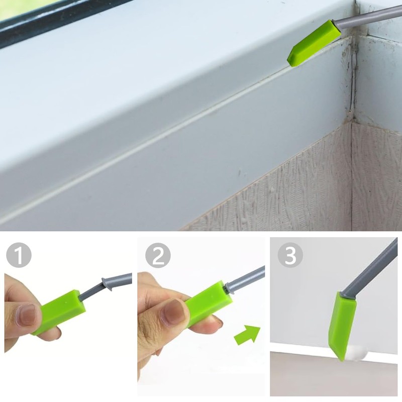 Silicone Seam Tool Kit, 9-in-1 Caulking Tool Set with Narrow