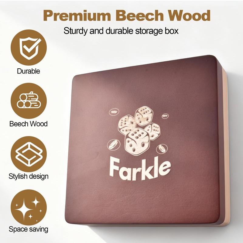 Farkle Dice Tray and Storage Case – Deluxe Farkle Classic