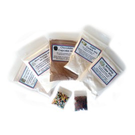 Children's Easy to Bake Oven Mixes Play Toy Oven Real 7 Mixes Mega Refill Kit Cupcakes Cookies Frosting Sprinkles Ultimate Set Cooking Baking Supplies Super Pack Net Wt 6.2 oz