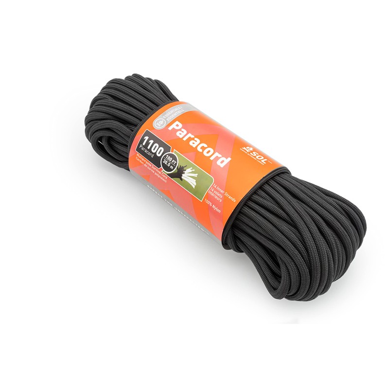 S.O.L. Survive Outdoors Longer Survival Essentials 1100 Paracord - 100