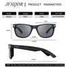 JFXQDR 2 Pack Imitation Wood Polarized Sunglasses for Men and