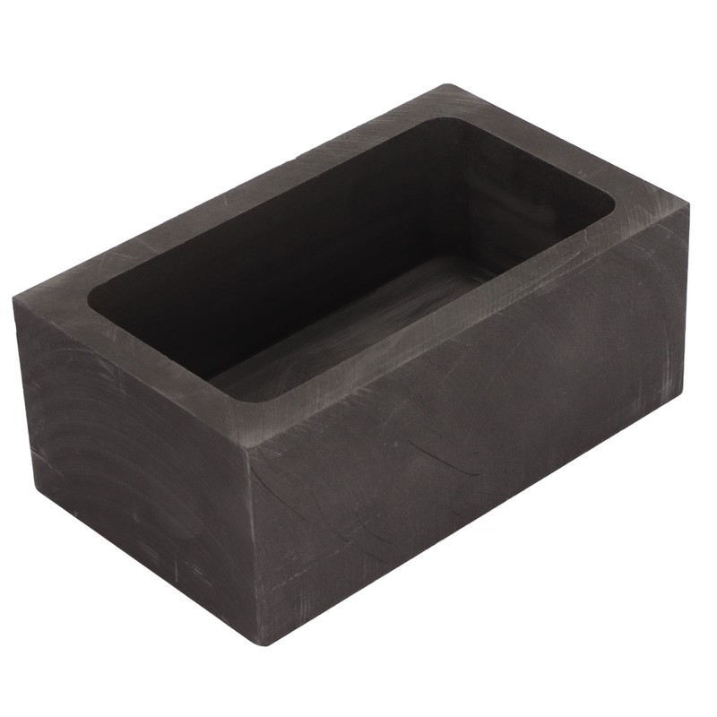 Graphite Ingot Mold 101ml Rectangular High Thermal Stability Graphite Crucible