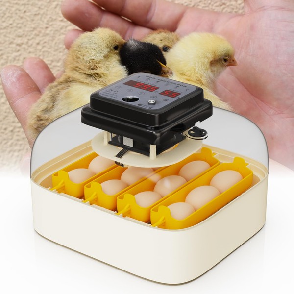Egg Incubator with Automatic Egg Turning and Humidity Control, 16