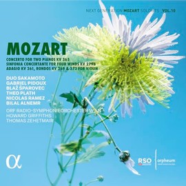 Mozart: Concerto for Two Pianos, KV 365; Sinfonia Concertante for Four Winds, KV 279b; Adagio, KV 261; Rondo, KV 269 & 373 for Violin