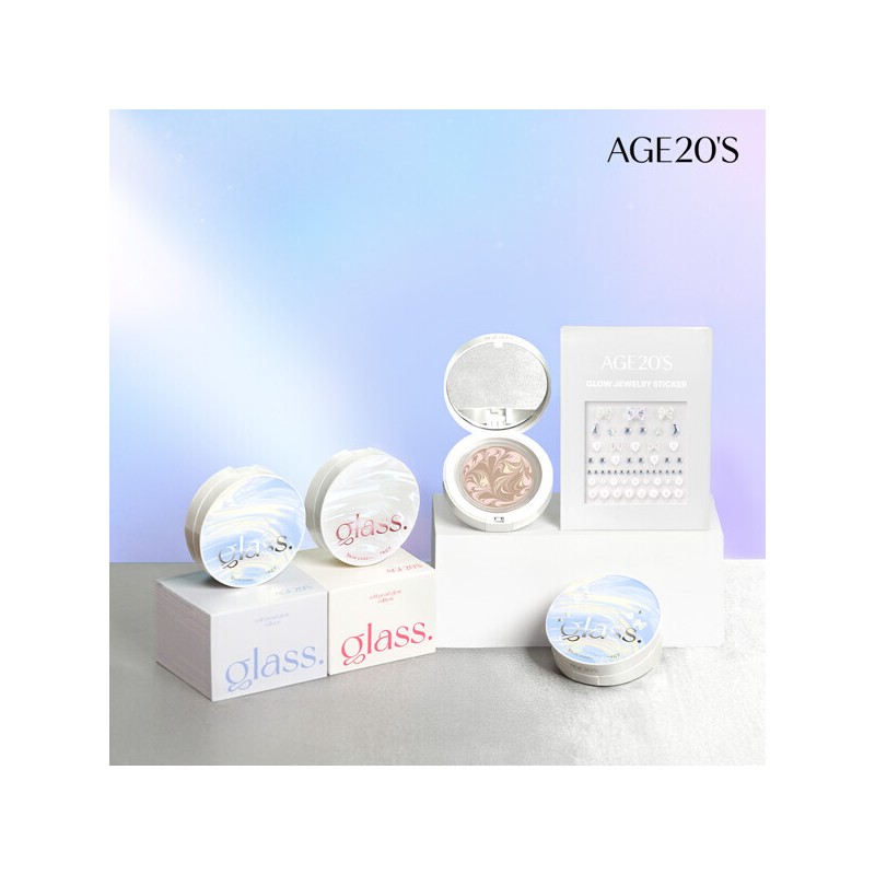 Age 20's (현대Hmall)에이지투웨니스AGE20S 펄글로우에디션 글래스 스킨 에센스팩트(본품1+리필1)(SPF50+ PA+ AGE20S Pearl