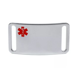 Idtagsonline Medium Medical Alert ID Tag sold without band and engraving.  Free medical card!