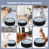 Newget Heated Water Dish, Outdoor Pet Water Bowl for Dogs,