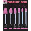 72 Pack Grinding Stone Set 1/8" Shank, SHITIME Sanding Drill
