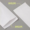 8 Sizes White Envelopes Standard Business Mailer Opaque Pre-Printed Postcode,
