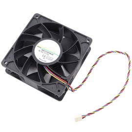 DC 12V 2.7A 6000RPM Cooling Fan Replacement 4 Pin Connector for Antminer S7 S9