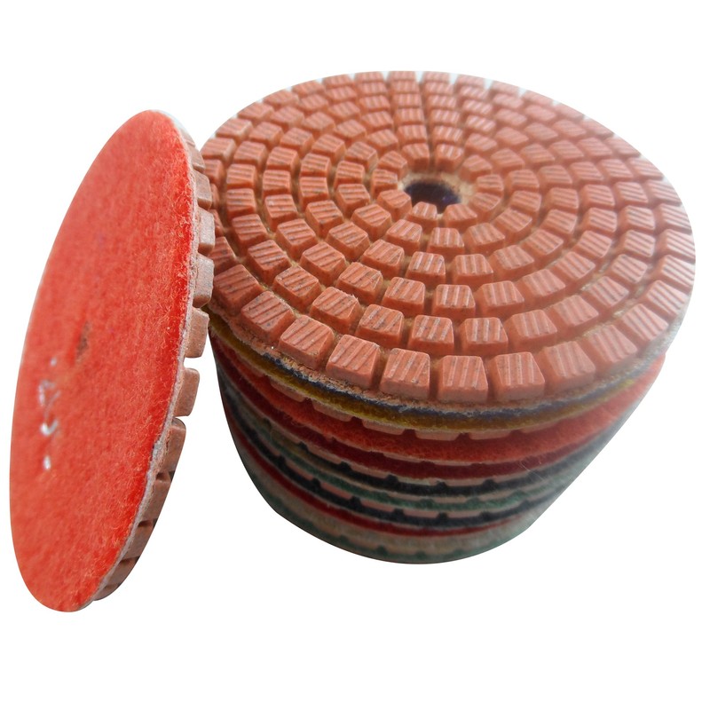 Konfor 3 Inch Diamond Wet Polishing Pads for Sanding Concrete
