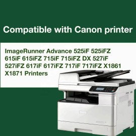 T03 Black Toner Cartridge Replacement for Canon T03 2725C001AA for Canon ImageRunner Advance 525iFColor: Black