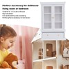 1: 12 Dollhouse Furnitures Miniature Wood Simulation Cabinet Bookcase Bookshelf