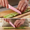 Meowkit 3-piece knife set, Kitchen Knife Set for Cooking, Pink